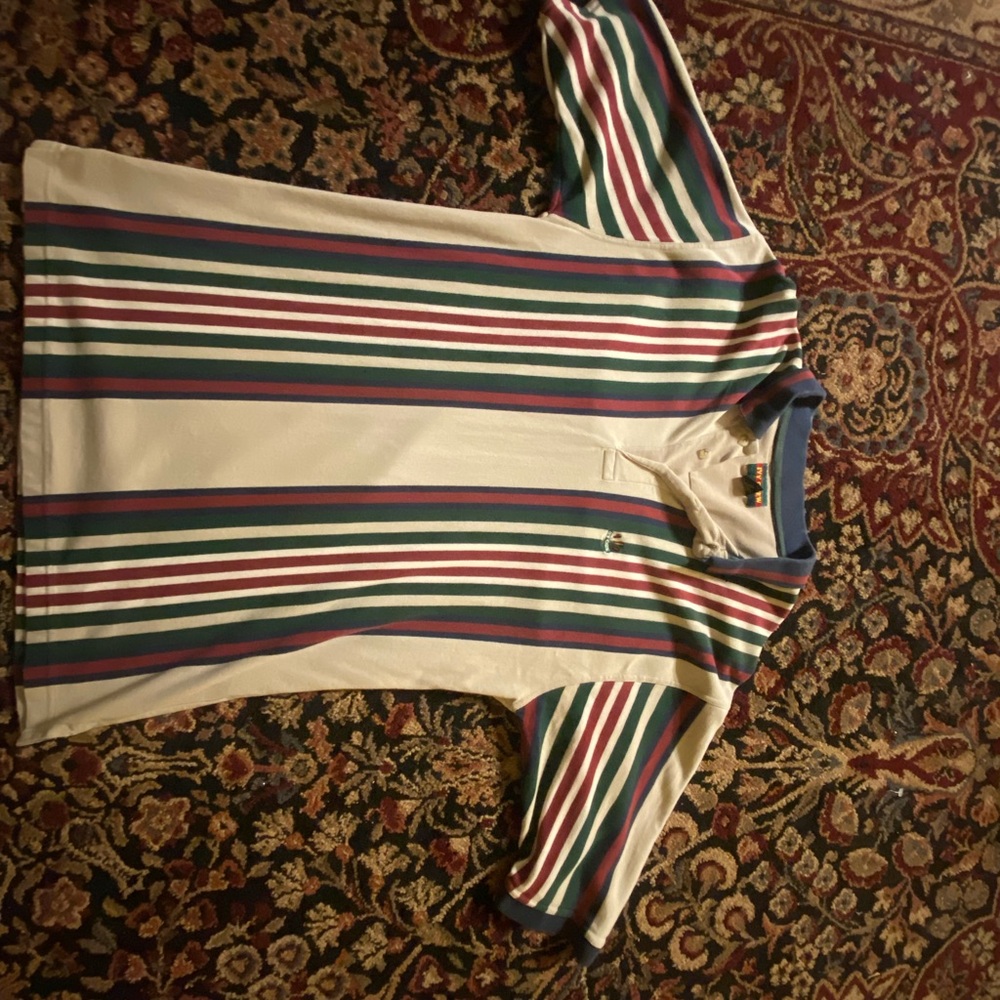 Ivy Crew Mens Classic Striped Polo Shirt